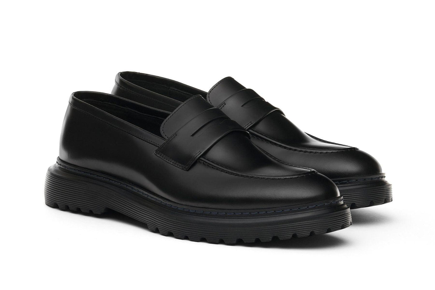 Moral Code Jaxon Men's Casual Loafer -Black-8 J #color_black