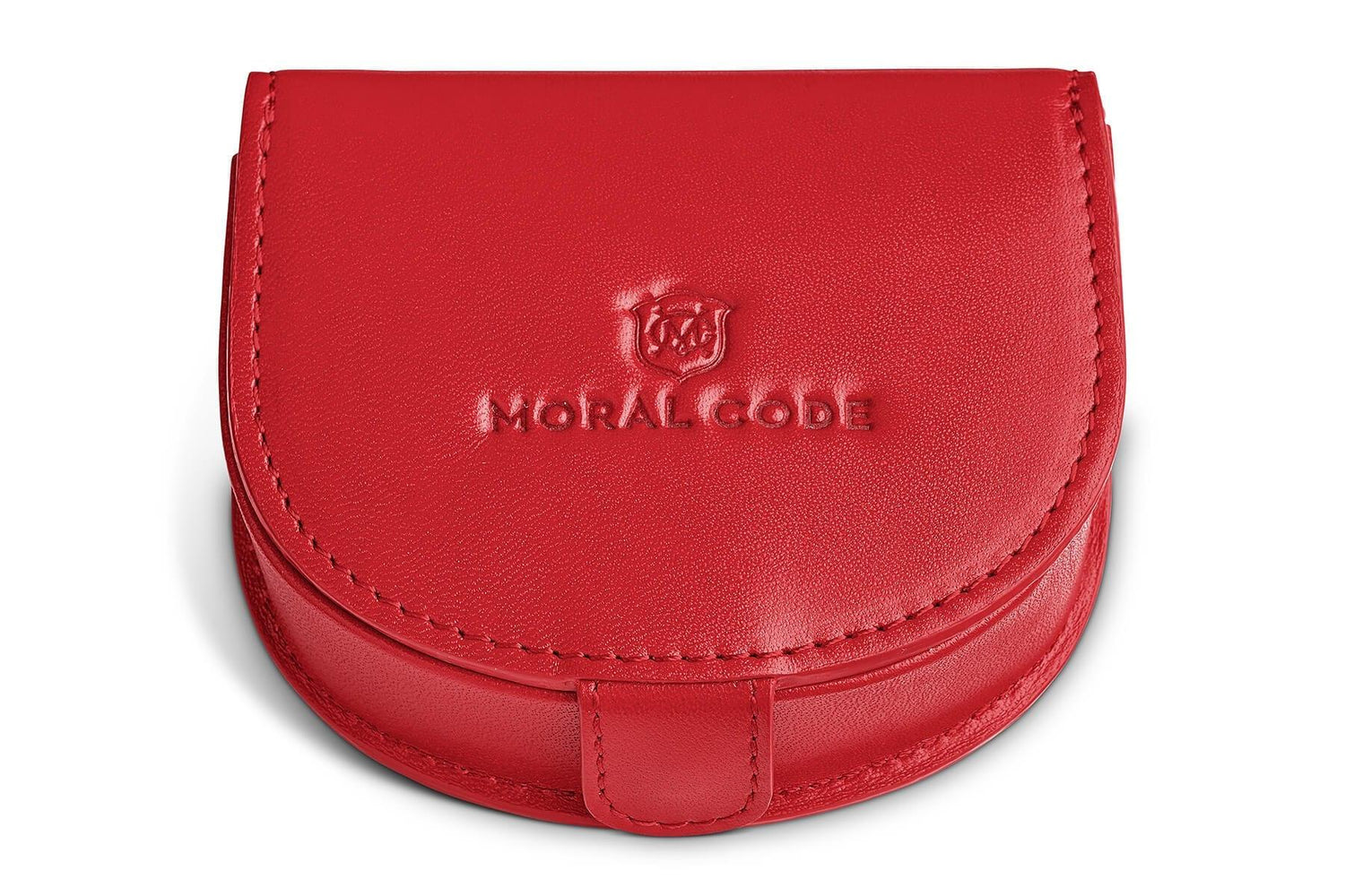 Moral Code Treasury Coin Case -Red Leather- #color_red-leather