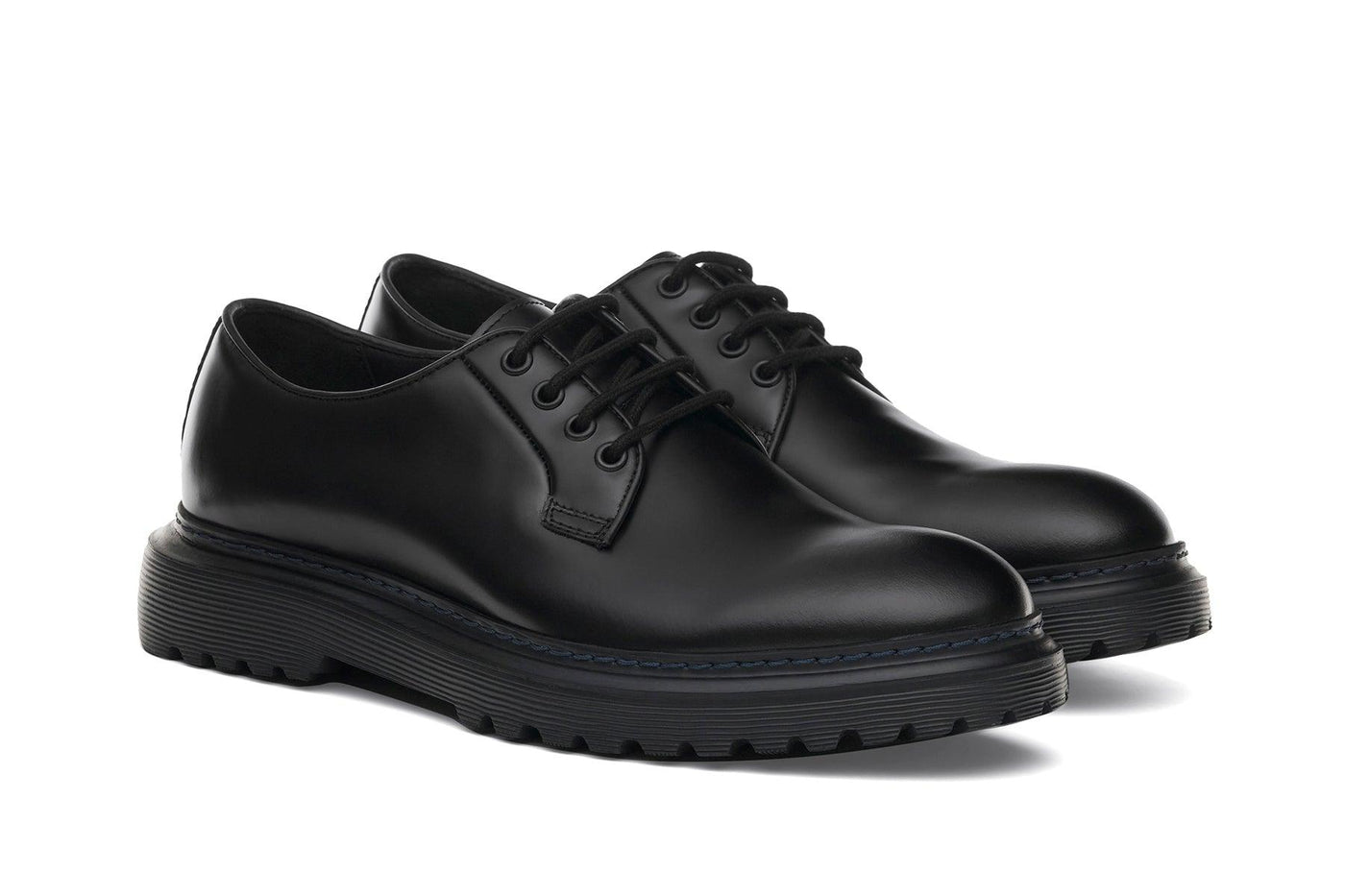 Moral Code Chase Men's Casual Blucher -Black-8 #color_black