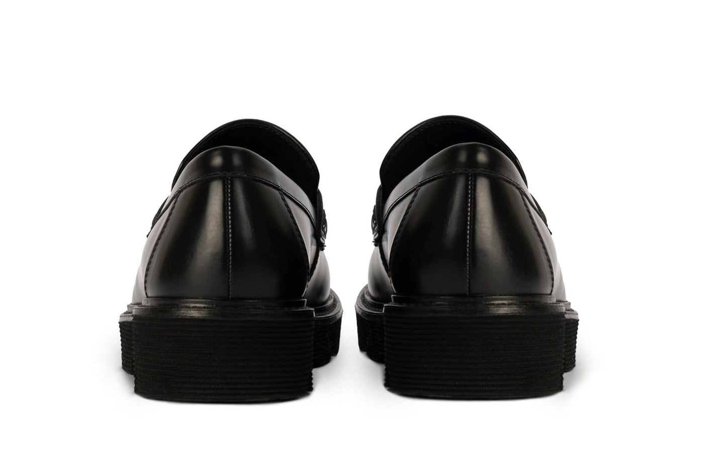 Jesse Women's Lug Sole Penny Loafer  #color_black